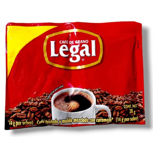 Cafe Legal Tostado Con Caramelo 28 G