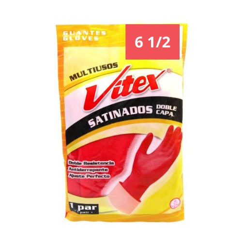 Guantes Satinados Talla 6 1/2 Vitex