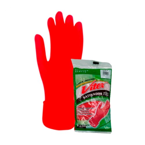 Guantes Satinados Talla 8 Vitex