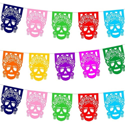 Guirnalda Dia De Muertos Grande