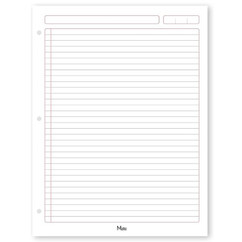 Hojas Para Carpeta Raya