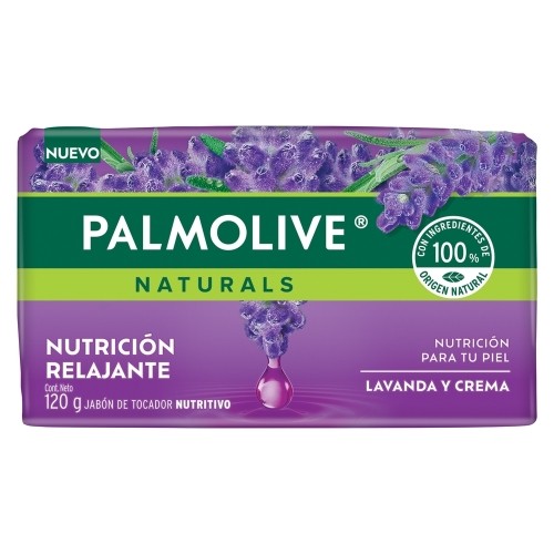 Jabon De Tocador Lavanda Y Crema Palmolive Natural