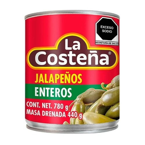 Jalapeños Enteros La Costeña 780g