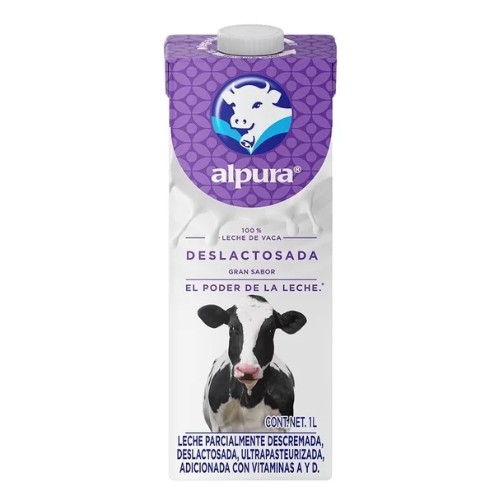 Leche Alpura Deslactosada 1l