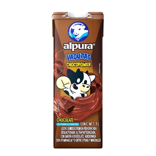 Leche Alpura Sabor Chocolate 1 L