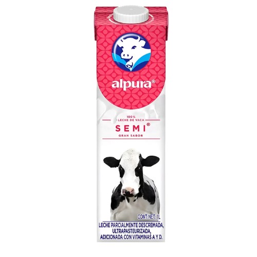 Leche Alpura Semi 1 L