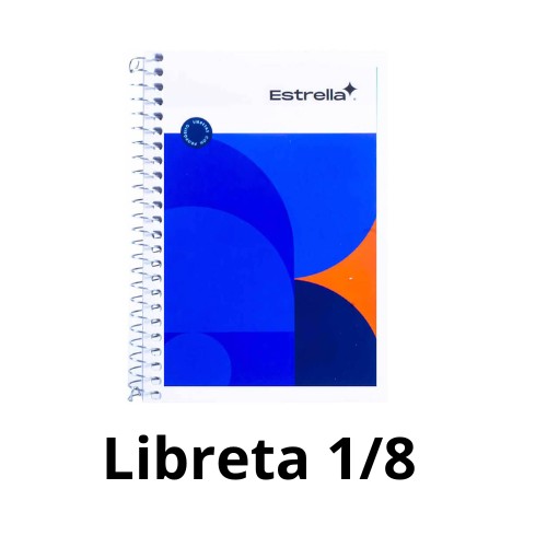 Libreta 1/8 50 Hojas Raya