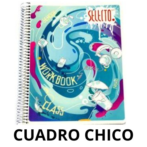 Libreta Selecto Cuadro Chico 200 Hojas