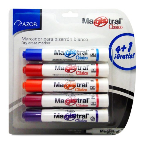 Marcador Magistral 5 Piezas