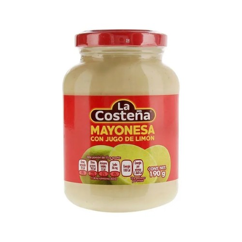 Mayonesa Costeña Mayonesa C/limon 190g