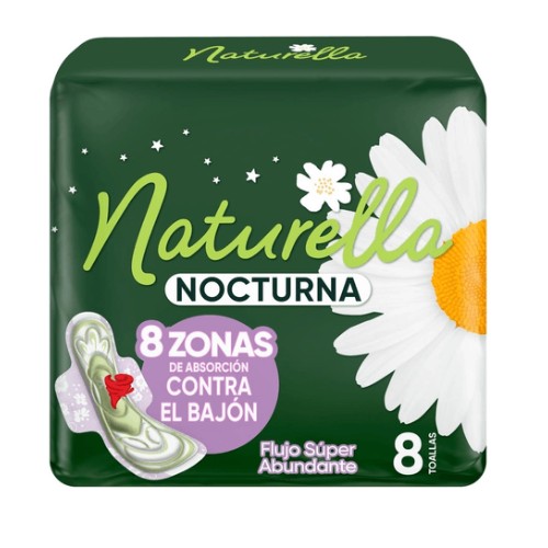 Naturela Nocturna Flujo Super Abundante 8 Piezas