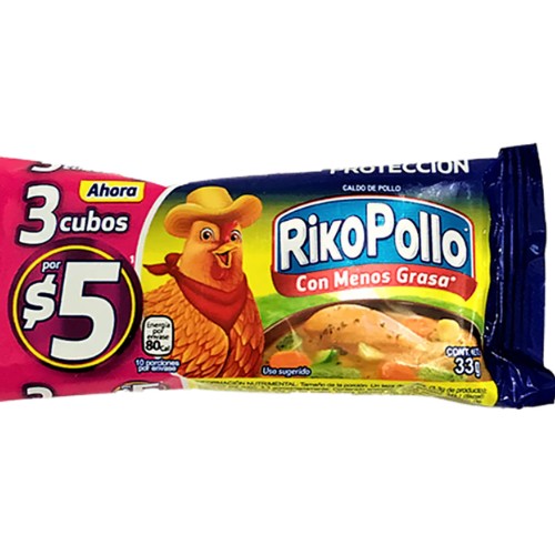 Riko Pollo 3 Cubos