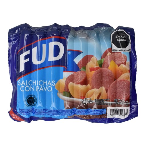 Salchicas Fud De Pavo 266 G