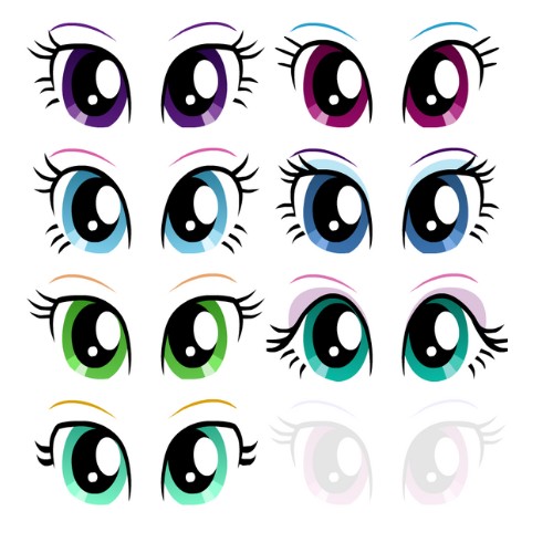 Stiker De Ojos Con Gestos
