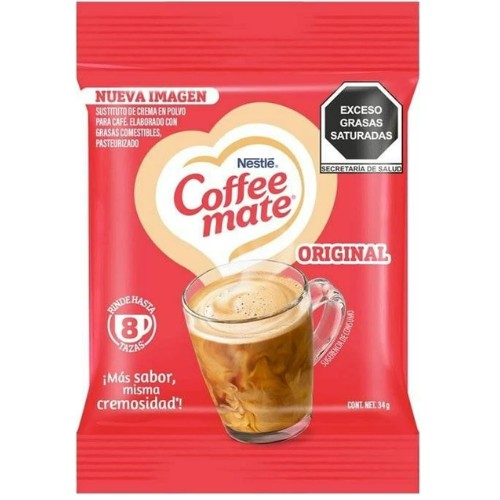 Coffee Mate En Polvo Sobre 34 G