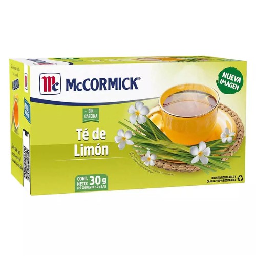 Té De Limón Mccormick 25 Sobres