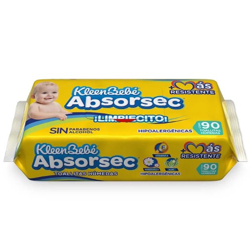 Toallas Húmedas Absorsec 90 Toallas
