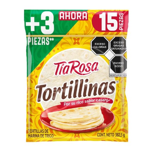 Tortillinas Tia Rosa 15 Piezas