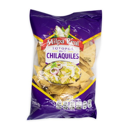 Totopos Para Chilaquines Milpa Real 280 Mg