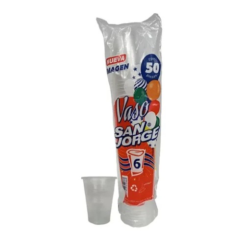 Vaso Desechable Numero 6 50 Piezas