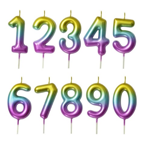 Vela Numero Tornasol