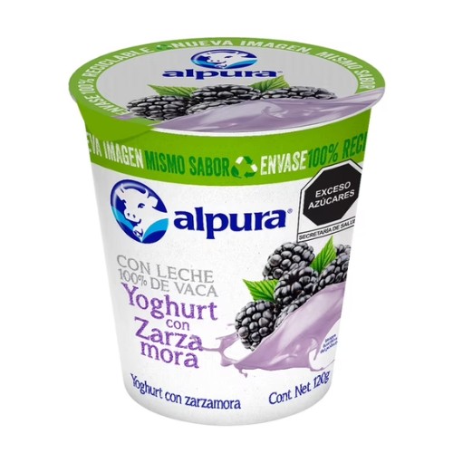 Yogur Alpura Zarzamora 125 G