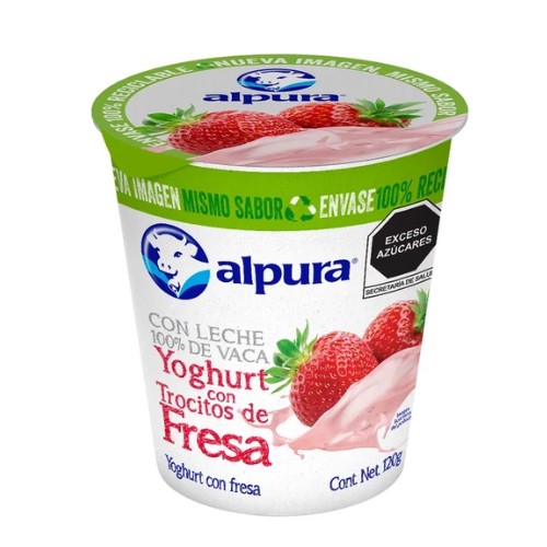 Yogurt Alpura Fresa 125g