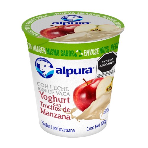 Yogurt Alpura Manzana 125g